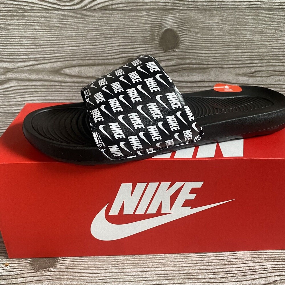 Nike Mens Victori One All Over Print Slides  Multiple Sizes  CN9678-006  NEW NIB